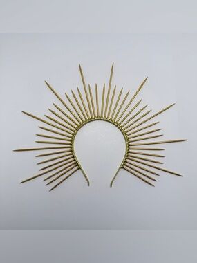 Gold Sunburst Halo Headband - Women Accessories